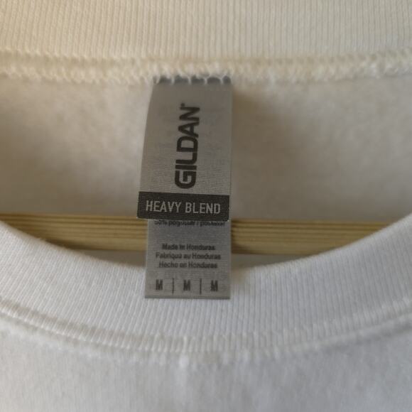 Taylor Swift The Eras Tour Sweatshirt Size Medium Womens Gilden Tag White - Picture 6 of 10